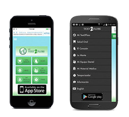 text 2 floss on mobile phone