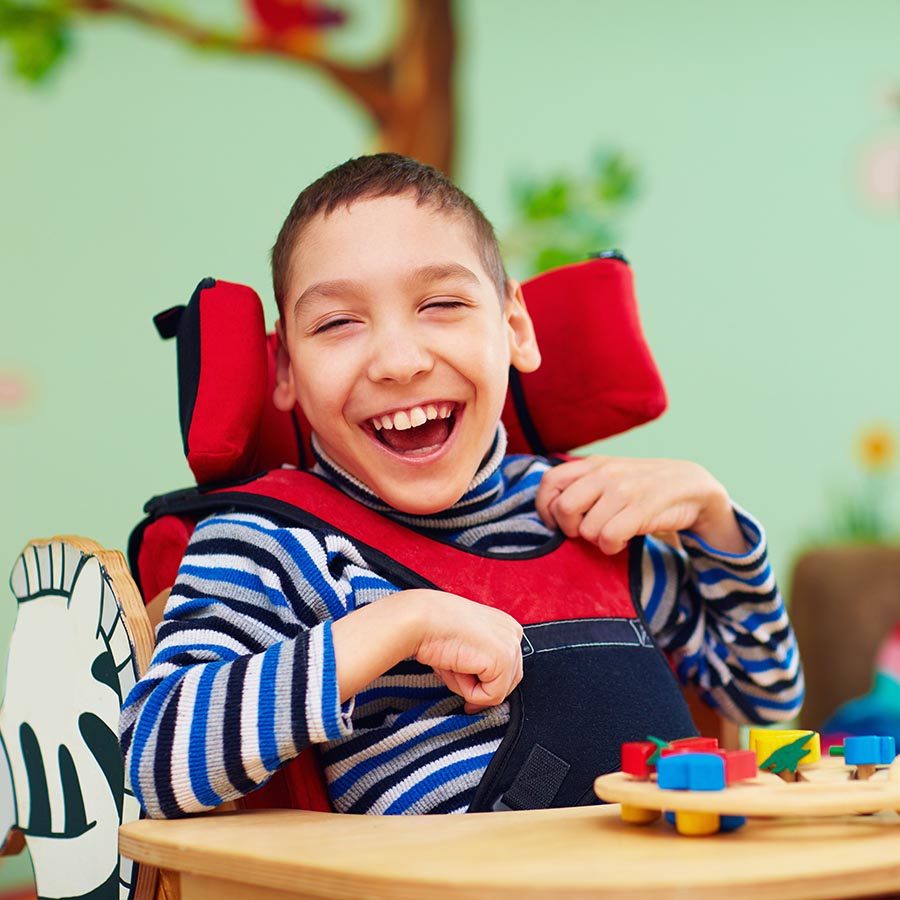 Boy in Wheelchair